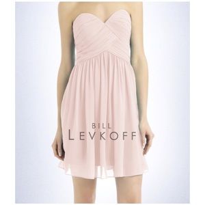 Bill Levkoff Strapless Dress, # 718 - Petal Pink